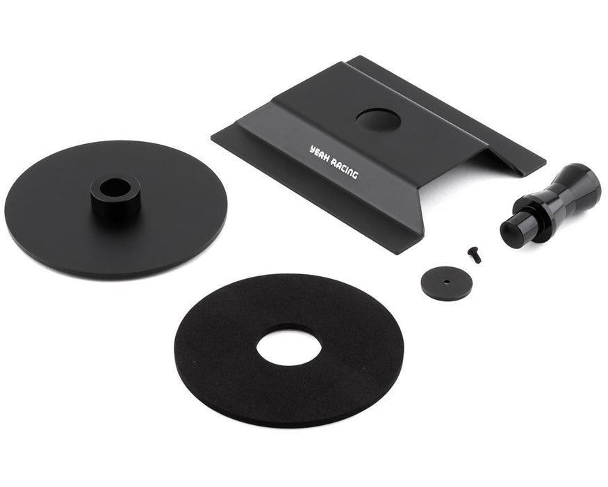Yeah Racing Aluminum 1/10 Car Stand (Black)