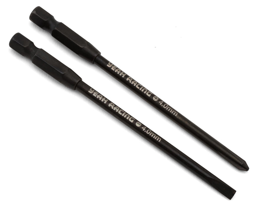 Yeah Racing Nano Titanium Coated HD Steel Power Tip Drivers (4mm Phillips/Flat)