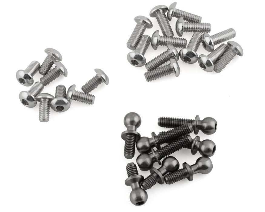 Yokomo BD11 Aluminum Screw & Titanium Ballstud Set