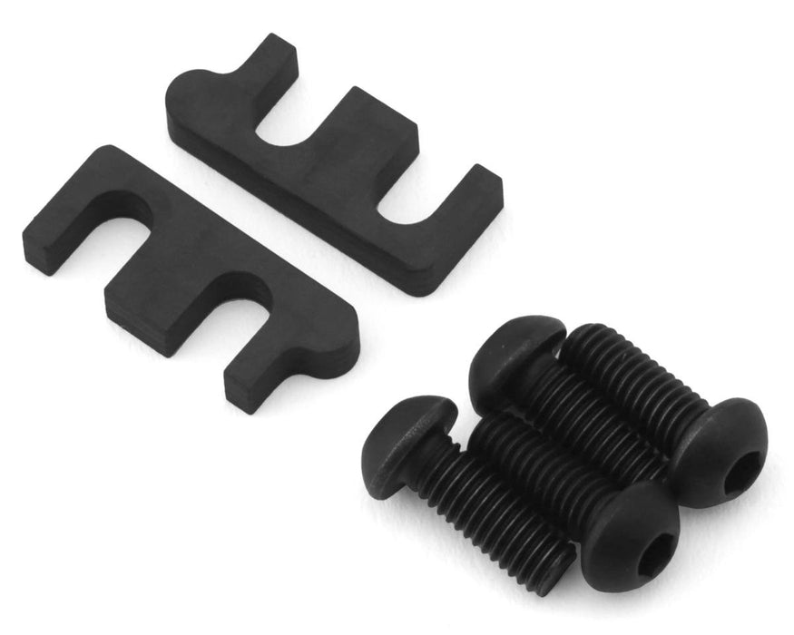 Yokomo BD12/11 Graphite RTC Axle Block Spacers (2.4mm) (2)