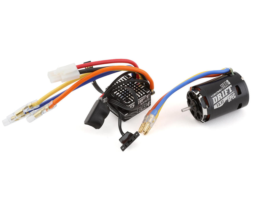 Yokomo BL-RS4 Drift Spec Sensored Brushless ESC/Zero S Drift Spec Motor Combo