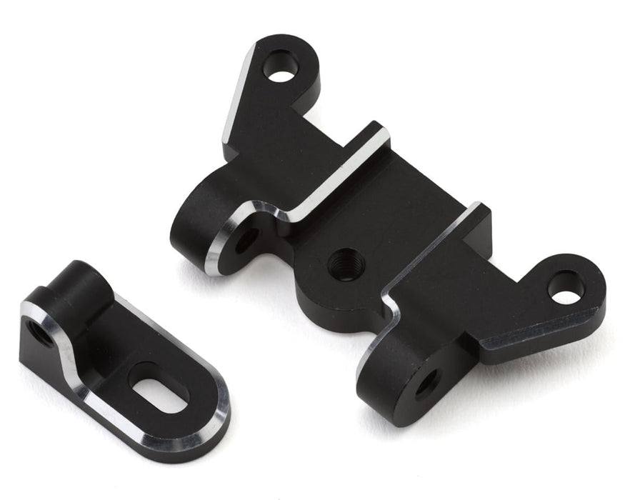 Yokomo MD 3.0 Aluminum Rear Upper Deck Mount & Tensioner Set (Black)