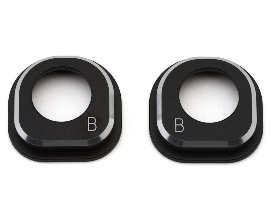 Yokomo MD 3.0 Aluminum Differential Height Adapters (B) (Black) (2)