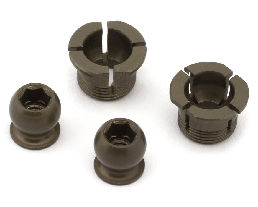 Yokomo Aluminum Hard-Coated Suspension Balls (2) (MS1.0/MS2.0)