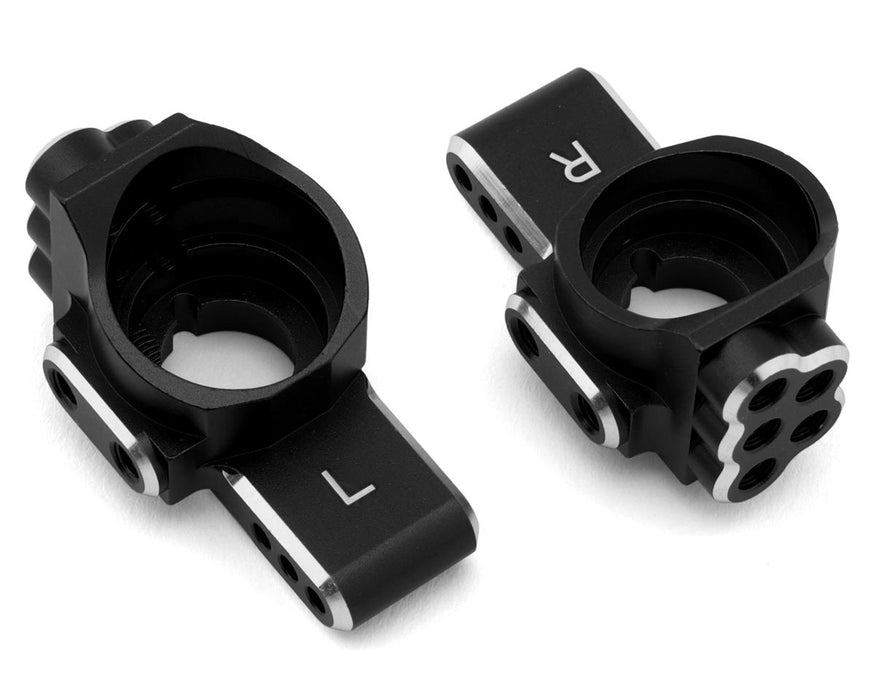 Yokomo Chamfered Aluminum Rear Hub Carrier (Black) (2) (RD2.0/SD3.0)