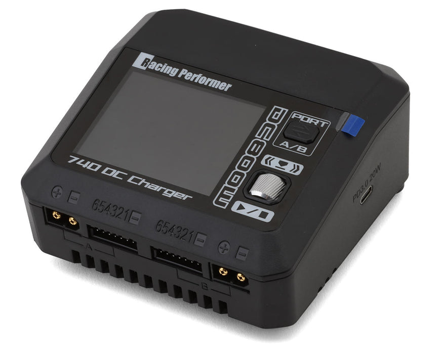 Yokomo Racing Performer 740 DC Dual LiPo/LiHV Battery Charger (6S/20A/2x400W)