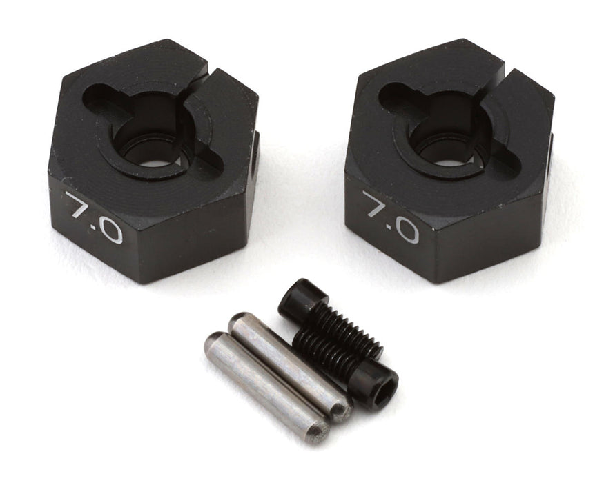 Yokomo 12mm Clamping Wheel Hex Hub Adaptors (2) (7.0mm)