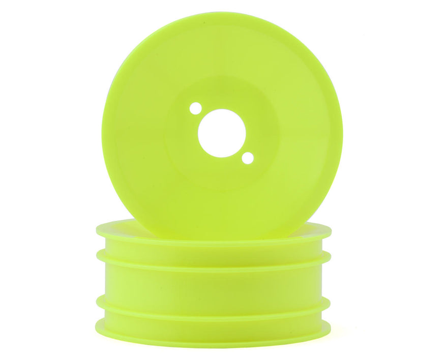 Yokomo 870C Super Dog Fighter 2.2 Front Wheels (Fluorescent Yellow) (2)