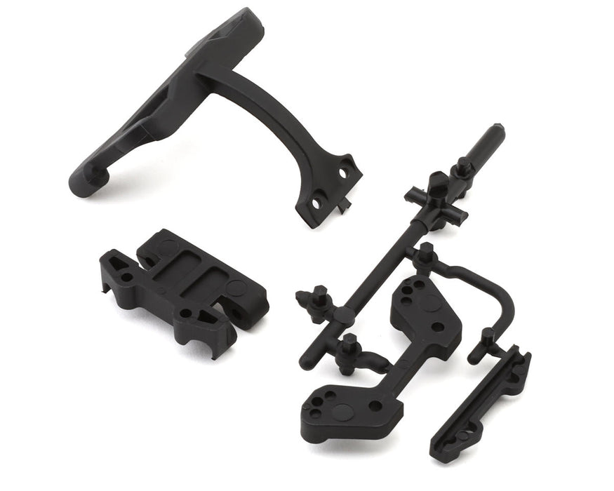 Yokomo SO3.0 Graphite Molded Rear Suspension & Sway Bar Mounts Set