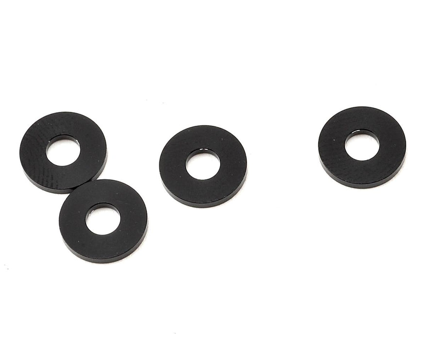 Yokomo 3x8x1mm Aluminum Spacer (Black) (4)
