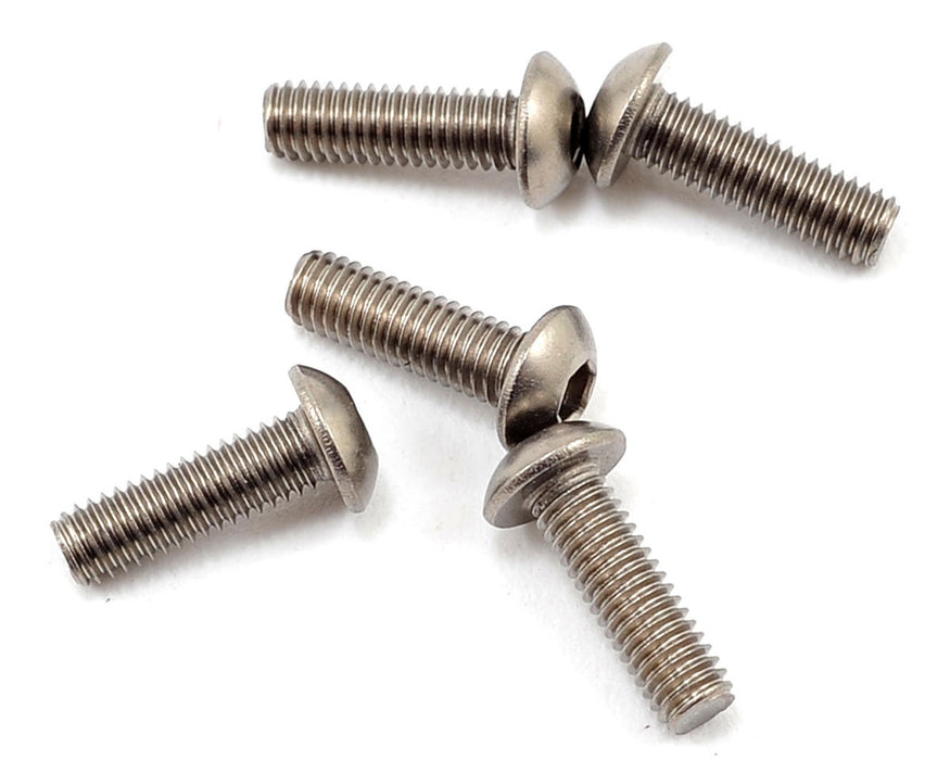 Yokomo 3x10mm Titanium Button Head Screw (5)