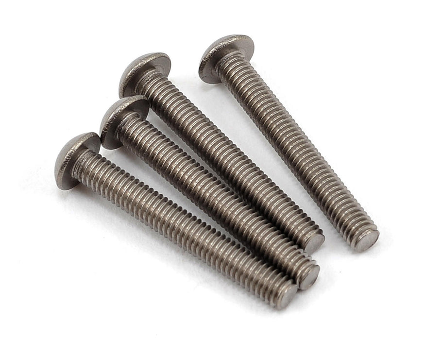 Yokomo 3x22mm Titanium Button Head Screw (4)