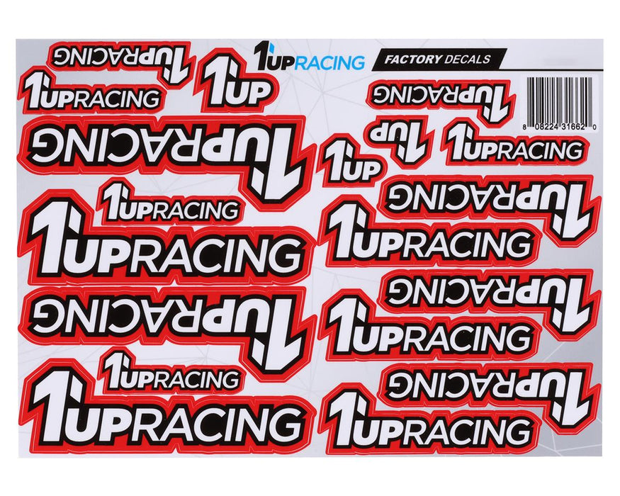 Feuille de décalcomanies 1UP Racing (rouge)