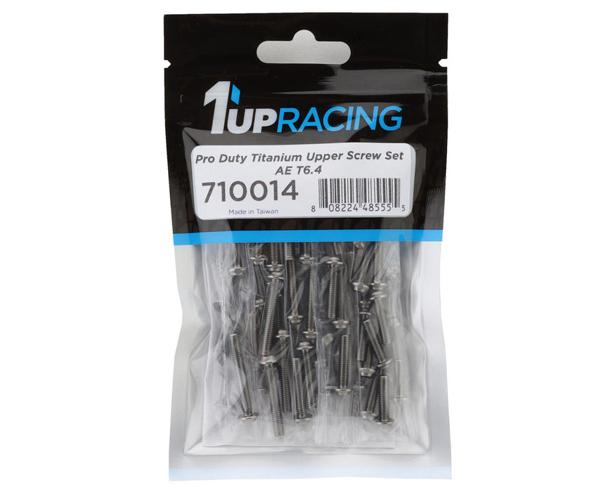 Jeu de vis supérieures en titane T6.4 Pro Duty de 1UP Racing Associated