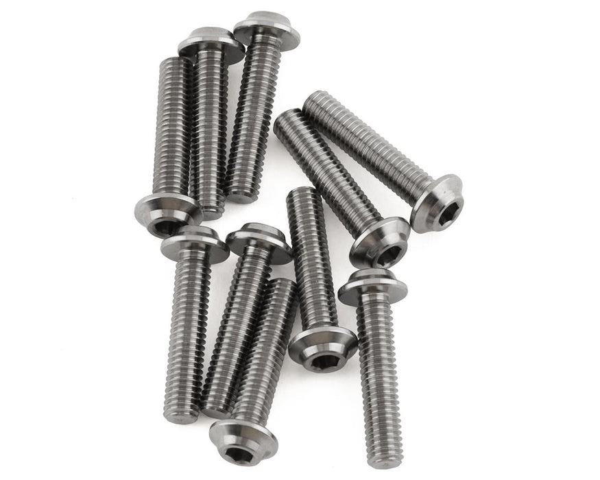 1UP Racing Titanium Pro Duty LowPro Head Screws (10) (3x14mm)