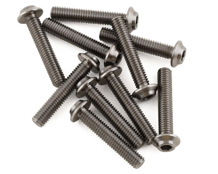 1UP Racing Titanium Pro Duty LowPro Head Screws (10) (3x16mm)