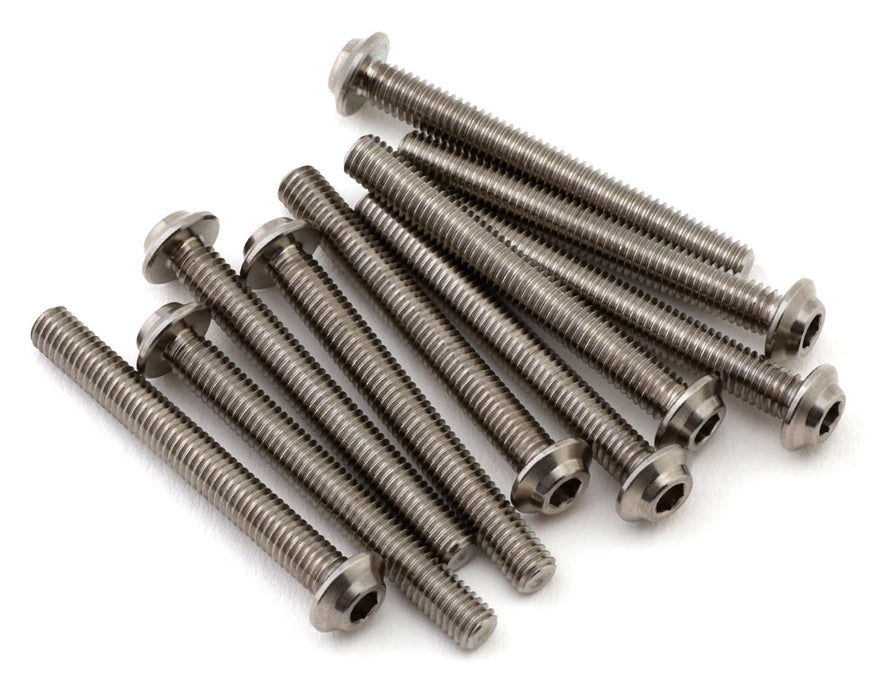 1UP Racing Titanium Pro Duty LowPro Head Screws (10) (3x26mm)