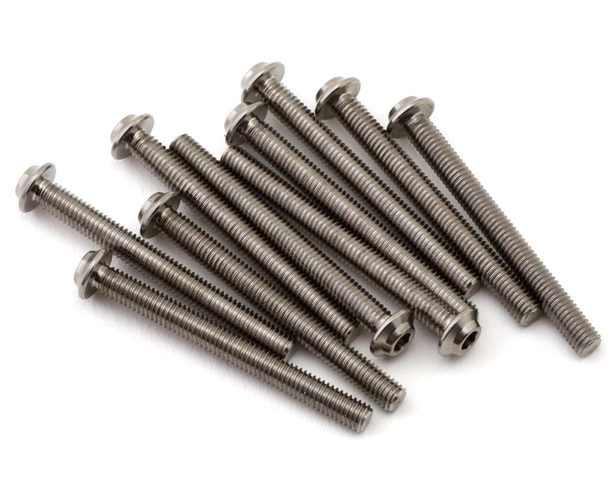 1UP Racing Titanium Pro Duty LowPro Head Screws (10) (3x30mm)