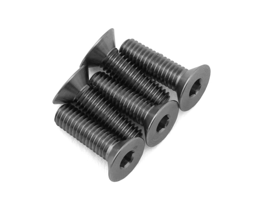 Vis à tête plate 1UP Racing Titanium Pro Duty (5) (3x10 mm)