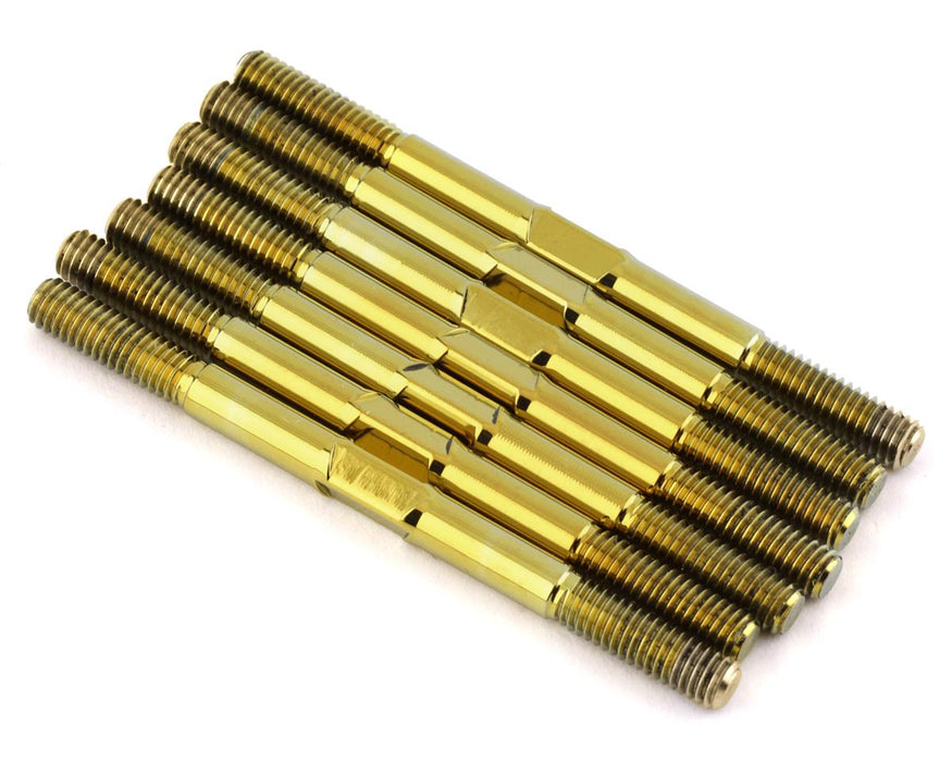 1UP Racing Losi 22S Drag Pro Duty Titanium Turnbuckle Set (Triple Polished Gold)