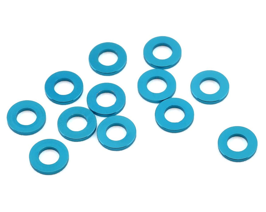 1UP Racing 3x6mm Precision Aluminum Shims (Blue) (12) (0.75mm)