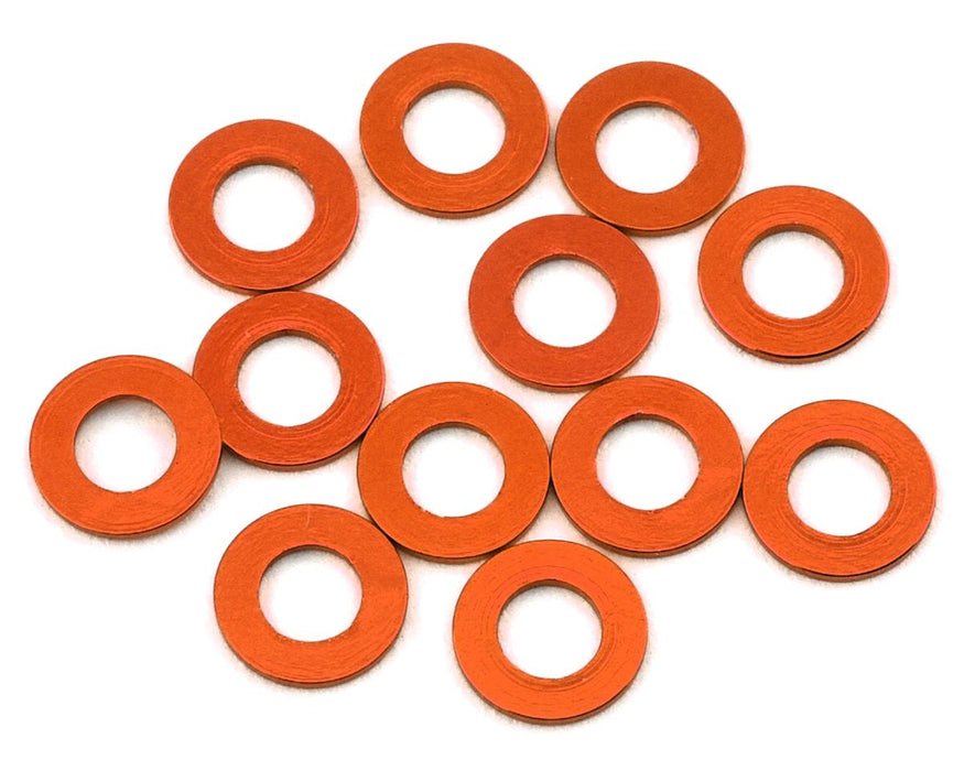 Cales de précision en aluminium 1UP Racing 3x6 mm (orange) (12) (1 mm)