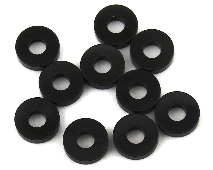 Cales de précision en aluminium 1UP Racing 3x8 mm (noires) (10) (2 mm)