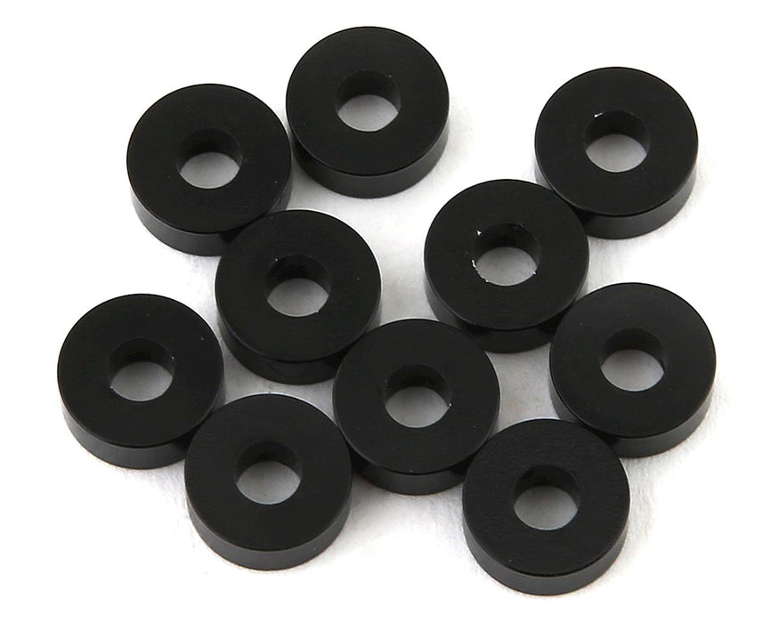 Cales de précision en aluminium 1UP Racing 3 x 8 mm (noires) (10) (3 mm)