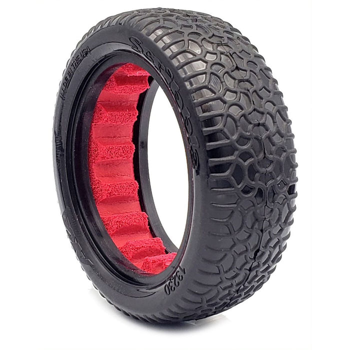 1:10 Buggy 2WD Front Scribble 2.2(Clay)-Red Insert