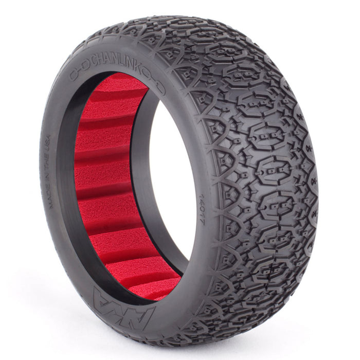 1/8 Buggy Chainlink Soft Tire w/ Red Insert (2)