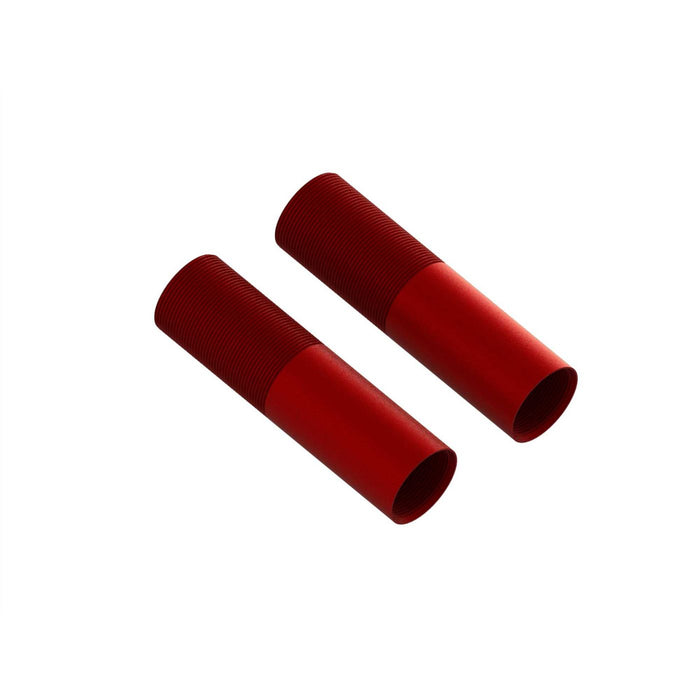 Corps d'amortisseur en aluminium 24x83mm (rouge) (2)