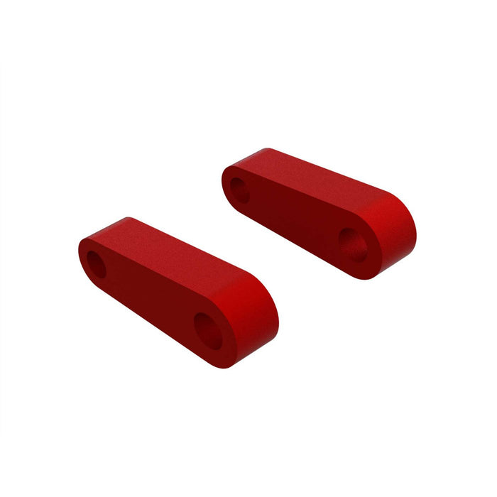 Supports de suspension avant en aluminium (rouge) (2)