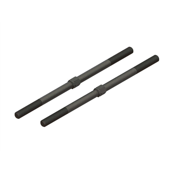 Steel Turnbuckle M6x130mm (Black) (2)