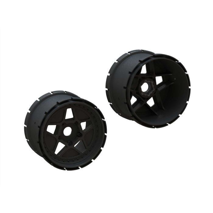 Roue MT 4,9 pouces 24 mm hexagonale (1pr)