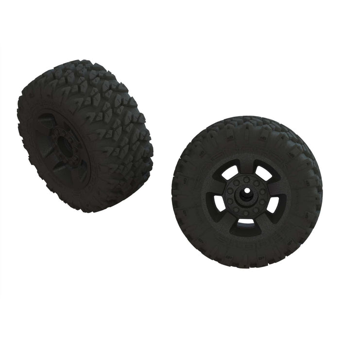 AR550052 dBoots 'Ragnarok Mt' Tire Set Glued Black (2)