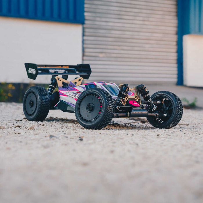 TLR Tuned TYPHON 1/8 4WD Roller (Pink/Purple)