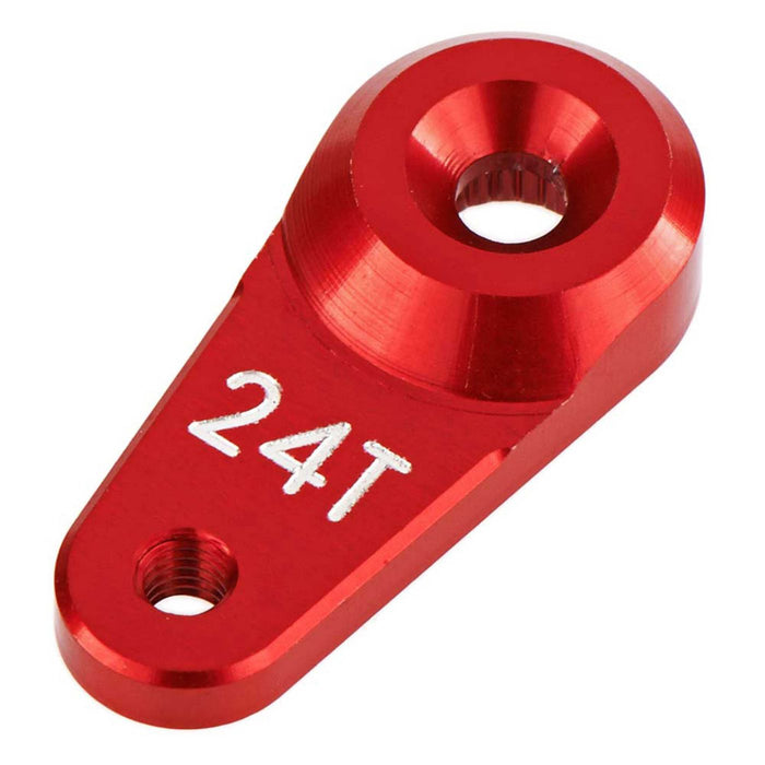 AR340103 Klaxon Servo Métal 24T Aluminium Rouge