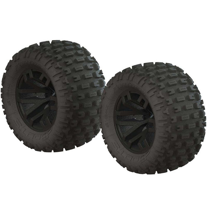 AR550044 dBoots Fortress MT Tire Set Glued Blk (2)