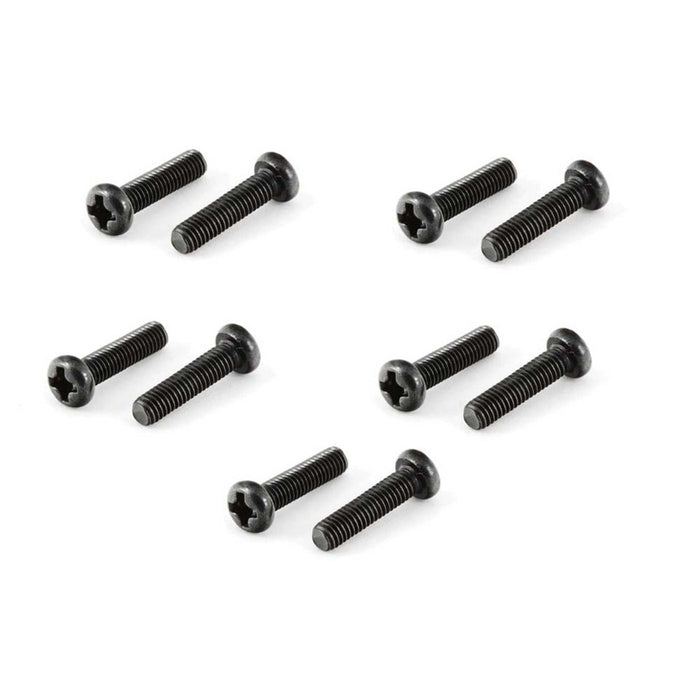 AR725312 Vis à métaux cruciformes à tête bombée 3x12mm (10)