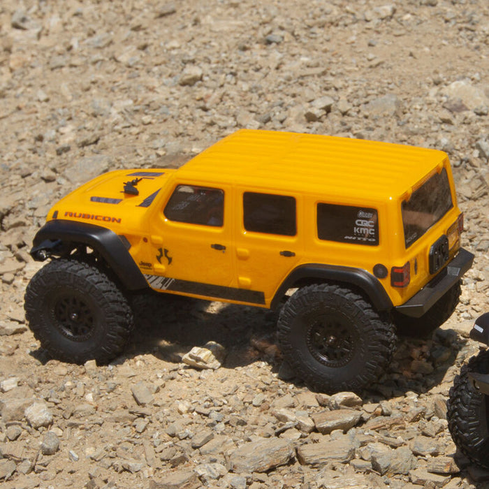 SCX24 2019 Jeep Wrangler JLU CRC 1/24 4WD-RTR YEL