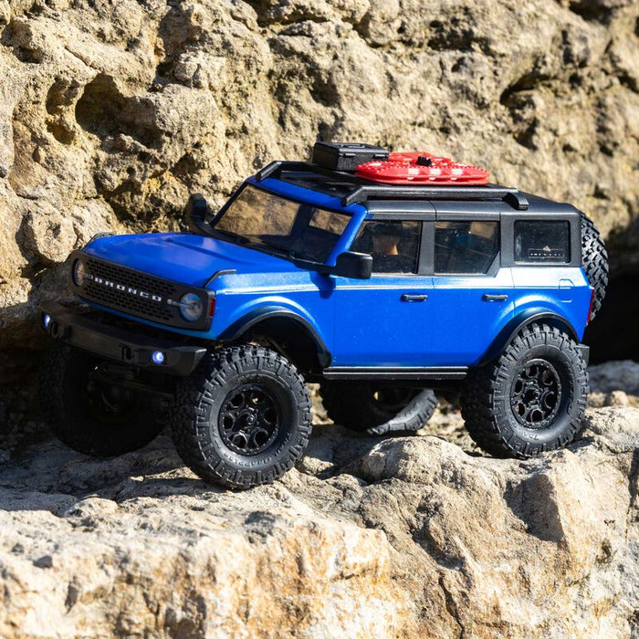 1/24 SCX24 2021 Ford Bronco 4WD Truck RTR, Blue