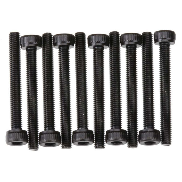 AXA089 Capuchon Tête M3x25mm Oxyde Noir (10)