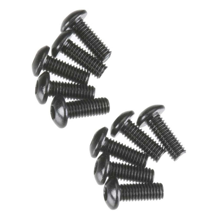 AXA114 Hex Sckt ButtonHead M3x8mm Oxyde Noir (10)