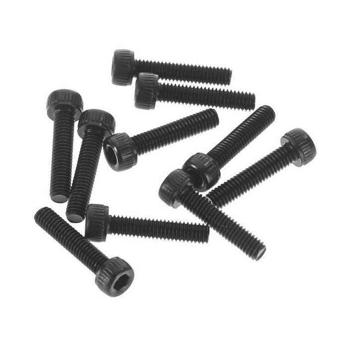 AX31398 Vis à tête cylindrique M2,6x12mm Noir (10)