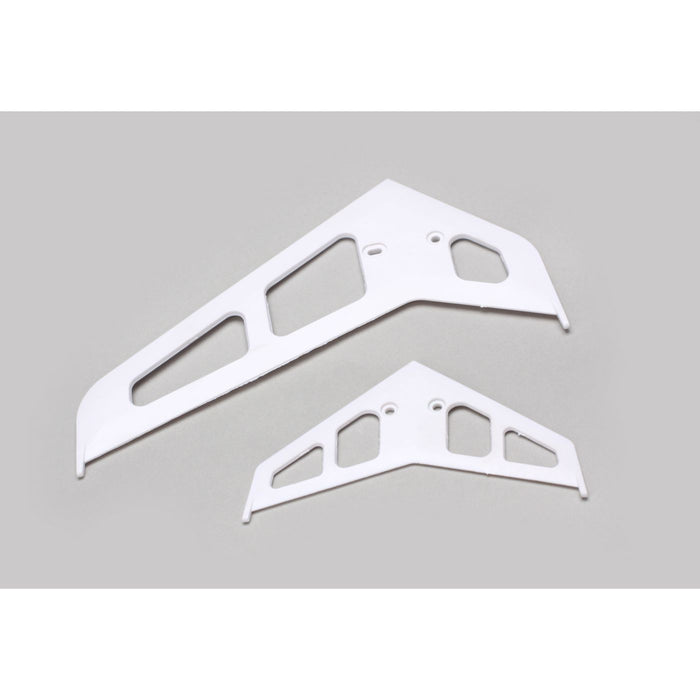 Jeu d'ailerons stabilisateurs blanc : B500 3D/X