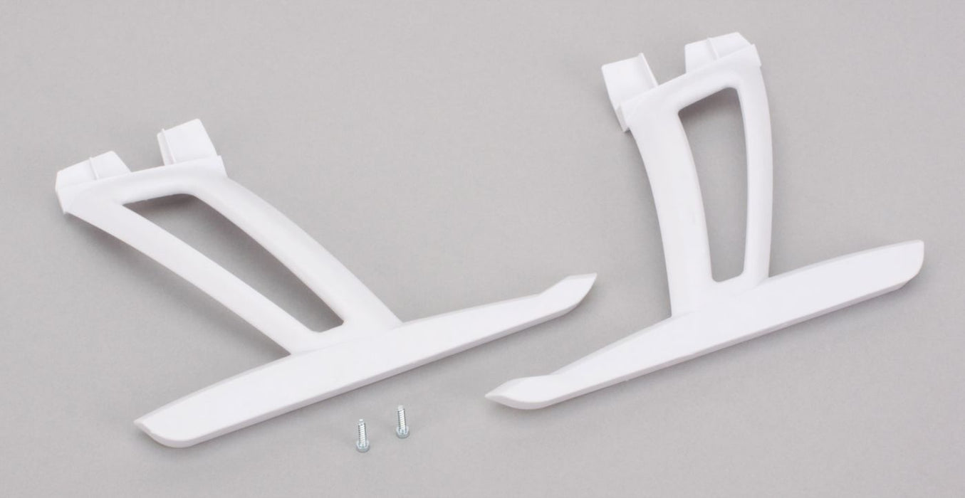 Landing Gear Set w/ Hardware, White: 350 QX