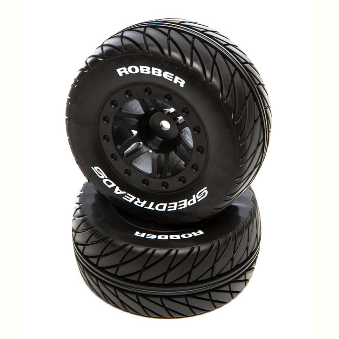 SpeedTreads Robber SC MNTD Noir:SLHR,4X4F/R, ECX