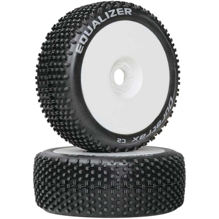 1/8 Equalizer Buggy Tire C2 Mounted White (2)