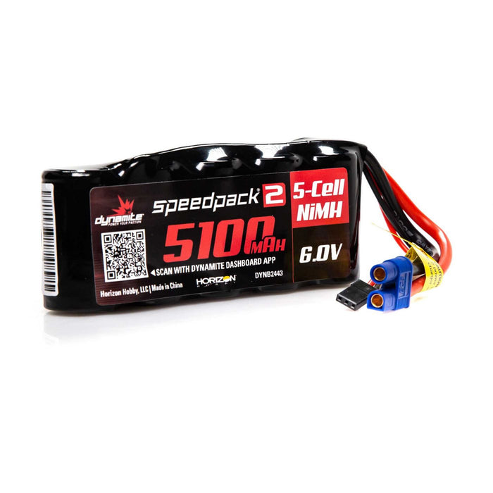 SPEEDPACK2 6V 5100MAH 5 CELL NiMh FLAT RXPK