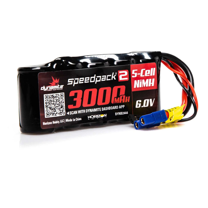 SPEEDPACK2 6V 3000MAH 5 CELL NiMH FLAT RX PK